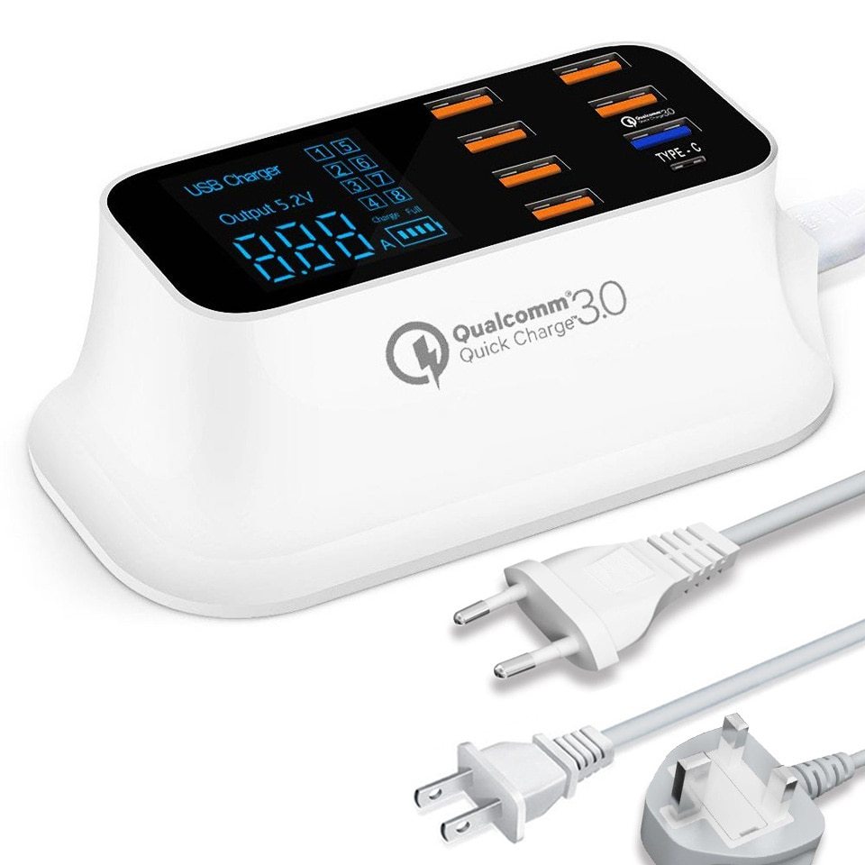 クイックチャージ3.0対応スマートUSB充電ステーション