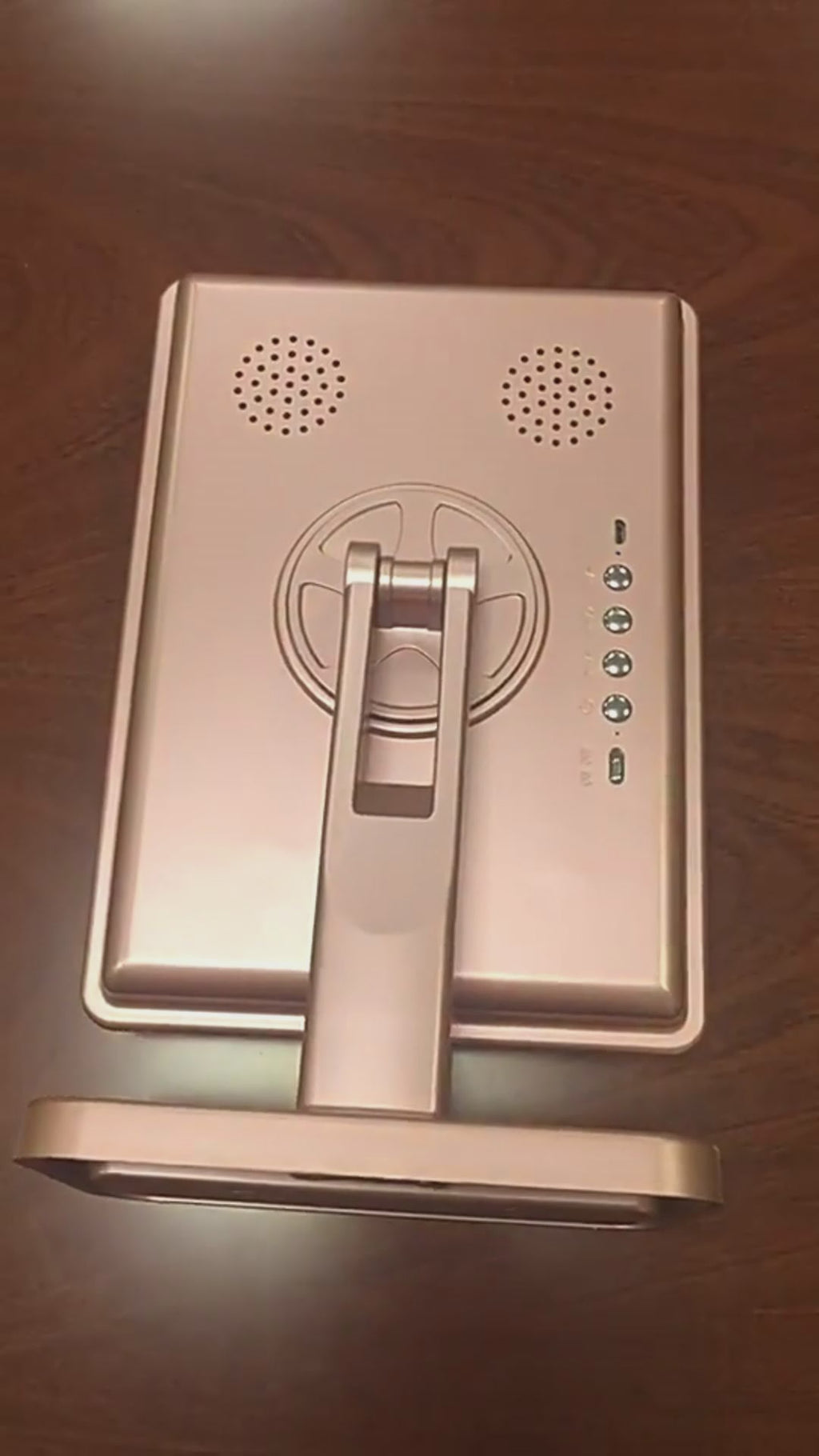 Touch Screen Makeup Mirror With 20 LED Light Bluetooth Music Speaker 10X Magnifying Mirrors Lights