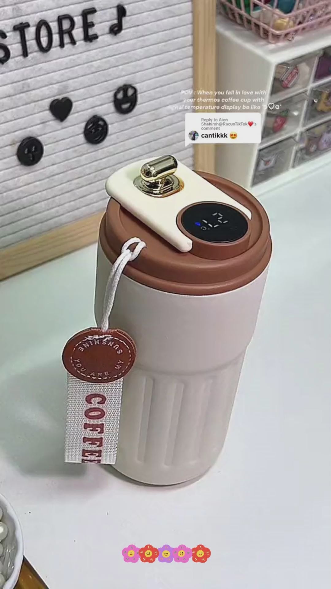 Smart Digital Thermal Bottle Portable Coffee Mug Stainless Steel Water Bottle In-Car Insulated Cup Keep Cold Vacuum Flasks 450ml